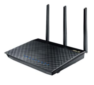 An internet router. 