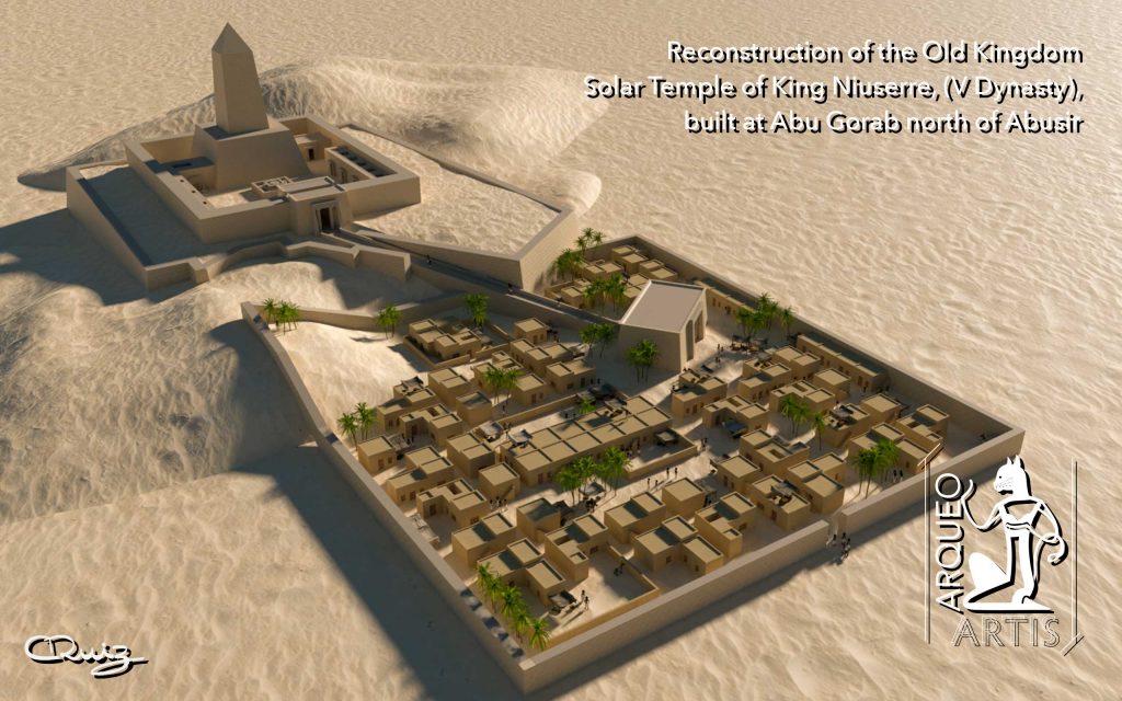 A 3-D design of an ancient Egypt city 