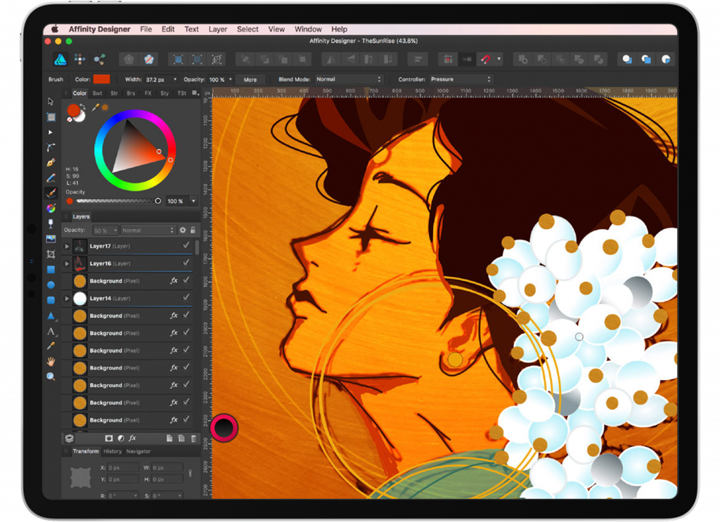 Astropad Affinity Designer