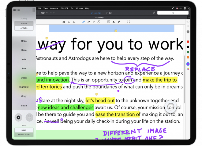 How to Organize a PDF Expert Workspace for Astropad