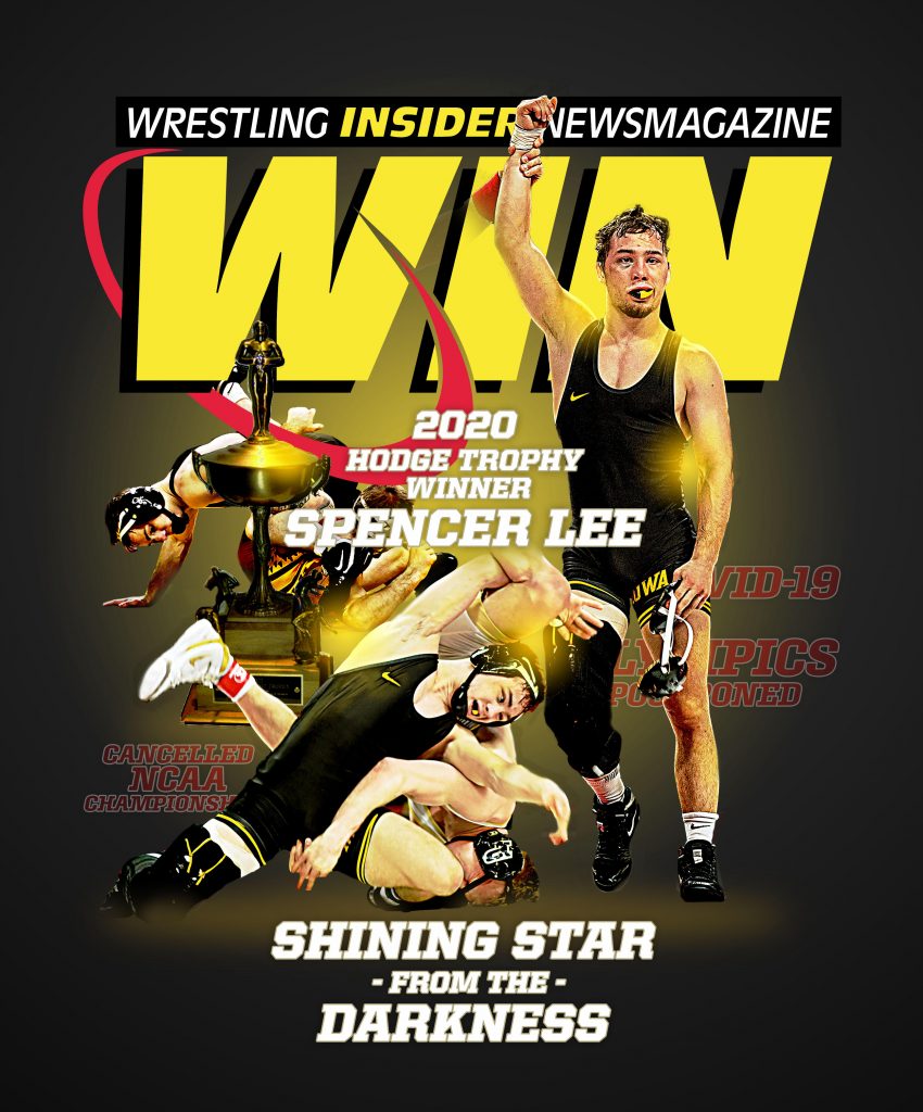 Wrestling Insider News Magazine front cover. 