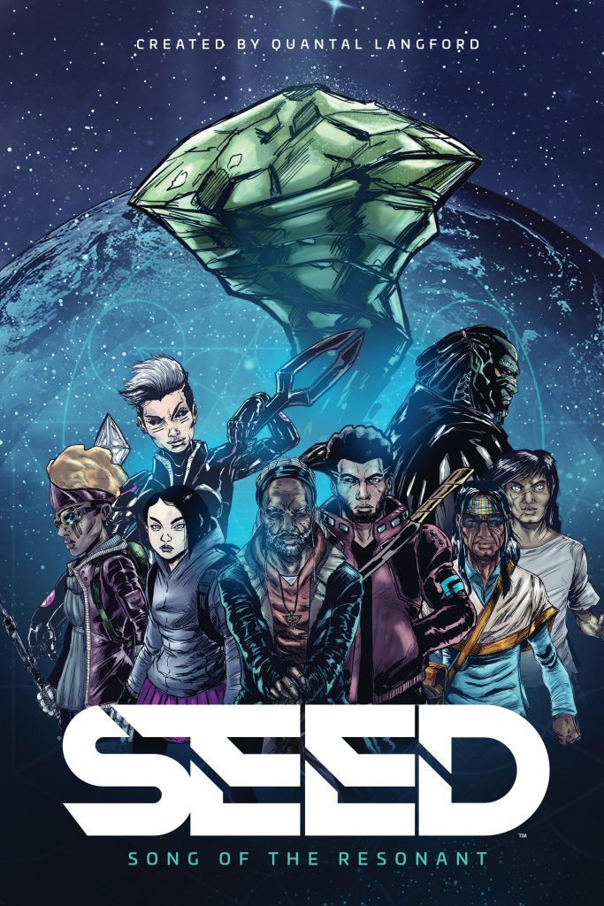 The front cover of the graphic novel "Seed" by Quantal Langford. 