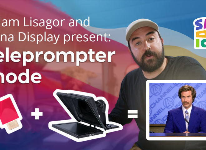 Use an iPad as a Teleprompter with Luna Display