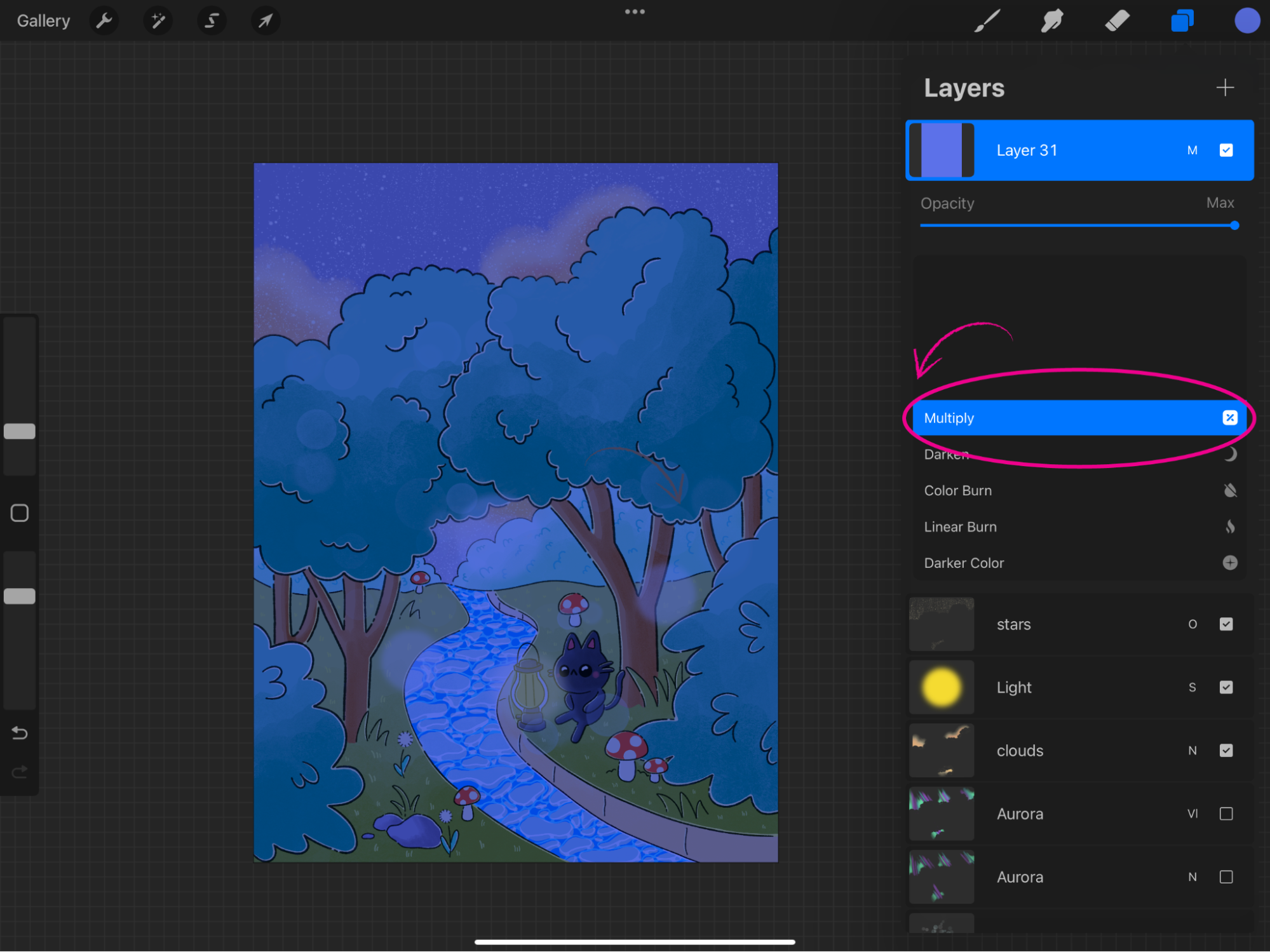 how-to-add-ambient-light-in-procreate-using-multiply-blend-mode