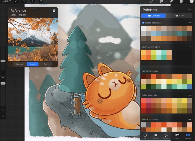 Tips for Building Color Palettes in Procreate