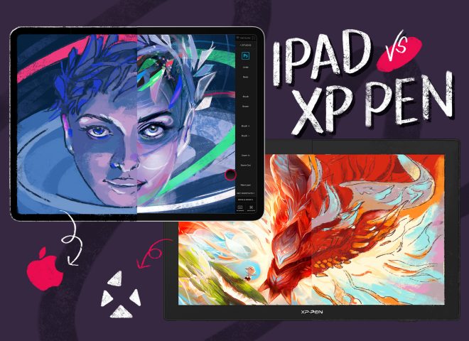 iPad vs XP-Pen Drawing Tablets