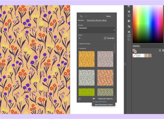 How to use Generative Recolor – the new beta tool in Adobe Illustrator
