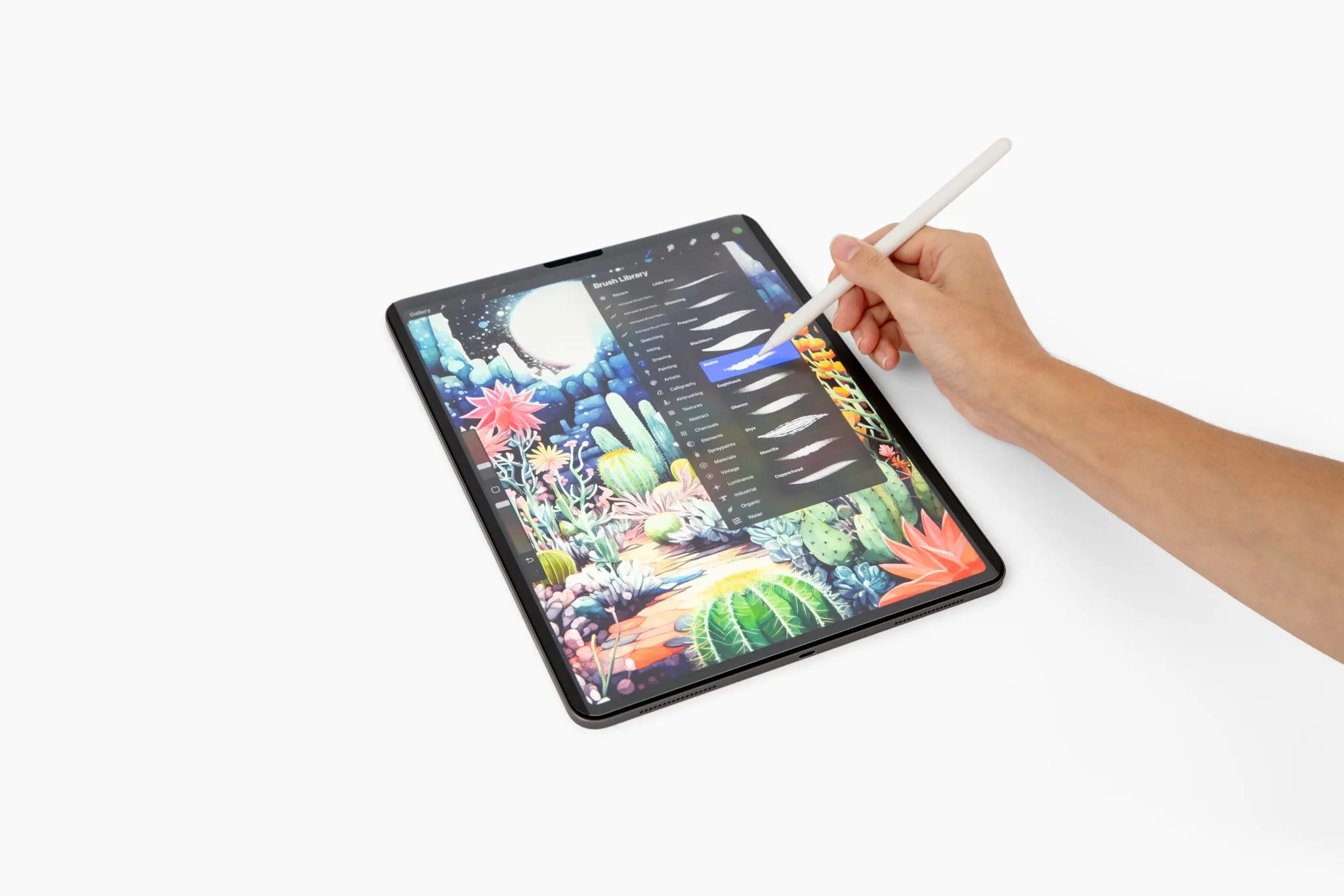 Installing Rock Paper Pencil! Magnetic paperfeel screen protector + ba, Drawing On IPad