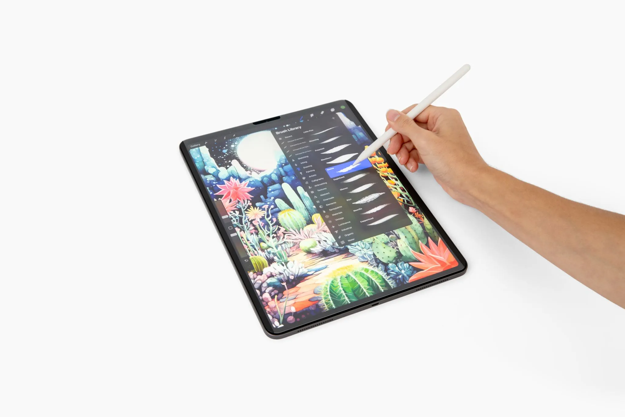 Pen-on-paper Feeling for iPad | iPad Screen Protector + Apple Pencil Tip for Artists and Notetakers | Rock Paper Pencil | Astropad