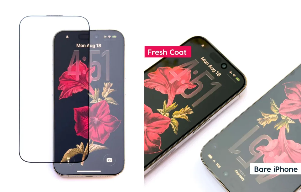 An iPhone with Fresh Coat